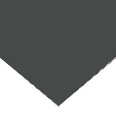 0.040″ x 12″ x 12″, Painted Aluminum Sheet, Charcoal Gray-White