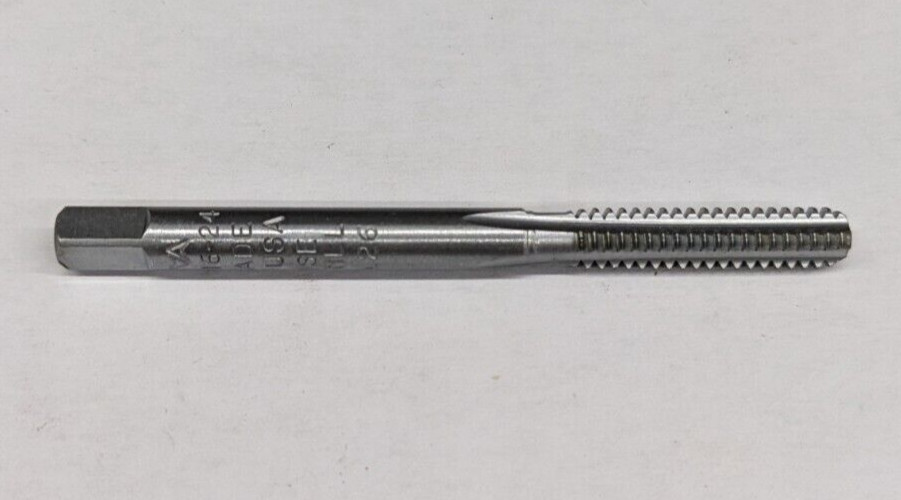 Vermont America 3/16″ – 24 NS Bottoming Tap CS Carbon Steel USA 3/16″-24 Bottom