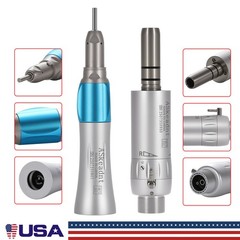 ASKEADNT Dental Slow Low Speed Handpiece Straight Air Motor 2/4Holes E-type