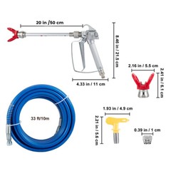 1700W High Pressure Airless Paint Sprayer High Efficiency Power Painting 220V