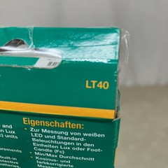 Extech Light Meter LT40 Green Black LED Lux Foot Candle Pocket Digital