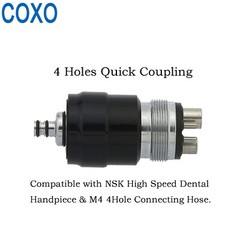 YBB COXO Dental Quick Coupler 2 4 Hole 6 Pin LED for KAV MULTIflex NSK Sirona