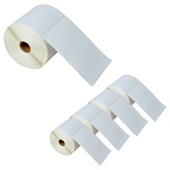 5 Rolls 500 Labels 4X6 Direct Thermal for Zebra LP 2443 2844 2442 Eltron ZP450
