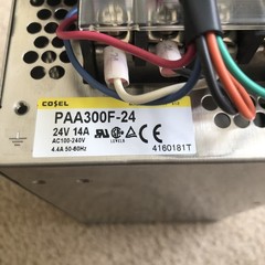 Cosel PAA300F-24 Power Supply 24VDC 14A