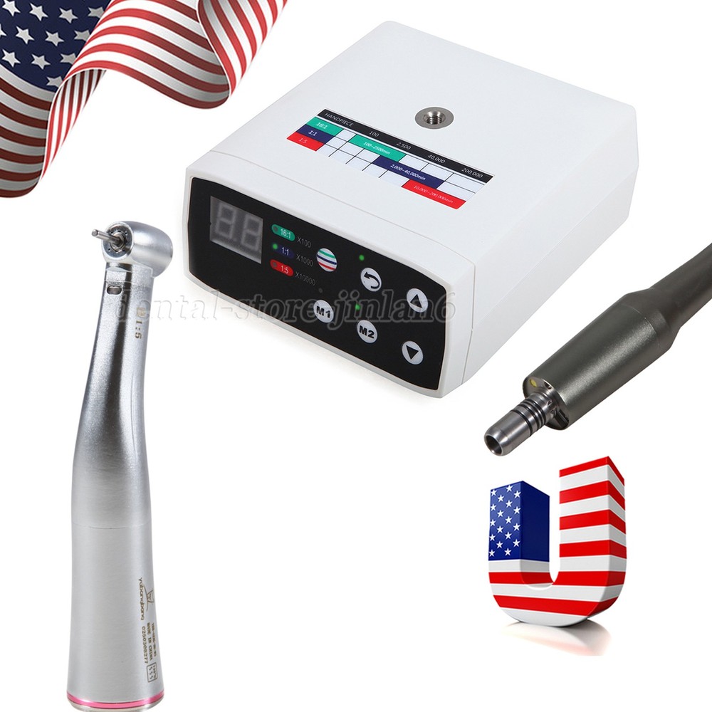 Dental Electric Micro Motor Connected to 1:5 Handpiece Yabang Brushless