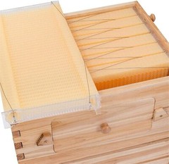 Complete Bee Hives Starter Kit 7 Auto Flow Frames + Beekeeping Supplies Bee Box