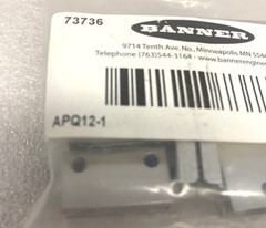 BANNER APQ12-1 APERTURE BULK KIT 1MM 73736 (10pcs. PER BAG) **NEW***