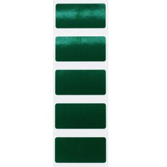 Rectangle Color Stickers | 0.75 x 1.5″ Inch | 500 Pack | Pick One Color