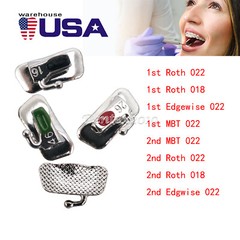 Dental Orthodontic Buccal Tubes 1st/2nd Molar Bondable Roth/MBT.018 .022 AZDENT