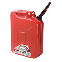 FLAME SHIELD 5810 Gas Can,5 gal.,Self,Red,Steel,18-1/4″ H 491K35