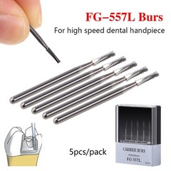 Dental Long Surgical Burs FG #557L 25mm Shank Tungsten Carbide Midwest USA