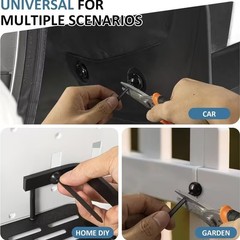 Nylon Universal Cable Tie Buckle, Heavy Duty Self-Locking Nylon Zip Ties Holder