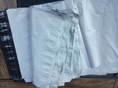 Poly Mailers 12 x 16. White. New. Unused. 80 Pages Total