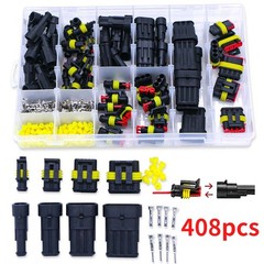 Car Truck Boat 1-6 Pin Waterproof Electrical Connectors Kit with Terminals Seals