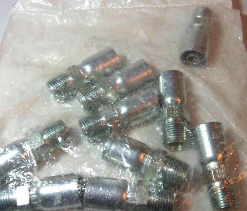 T01-8X8 Couplamatic NPTF Male Solid 1/2″ Hose ID – 1/2-14 Thread Size- 10 Pcs