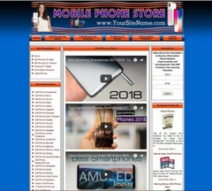 iPhone, Unlocked Android Cell Phone Smartphones Store Business Website for Sale