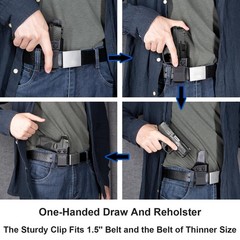 IWB Holster for Taurus 85 & S&W J-Frame Revolvers (637,642,638,43,442), Insid…