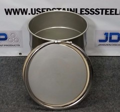 10 Gallon Stainless Steel Open Top Drum