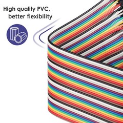 120pcs Breadboard Jumper Wires 20cm Wire Length Optional Dupont Cable Assorted