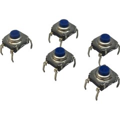 KSA0M412LFT C&K SPST Momentary Pushbutton Tactile Switch 7.4×7.4mm Qty:5