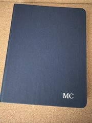 Shinola Detroit Motorcycle Club Lined Pages Journal Notebook Linen Navy Blue New