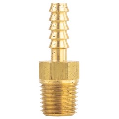 Brass Hose Barbs 1/4″ Male NPT for 1/4″ ID Hoses Barbed Fitting Air Fuel 2 Pack