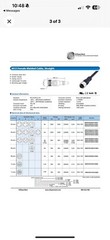 M12 MALE to FEMALE MOLDED CABLE, STRAIGHT 8 PINS BLK PVC 40ft