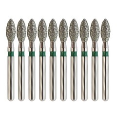 Dental High Speed Round Diamond FG Pear Round End Taper Football Egg Barrel Burs