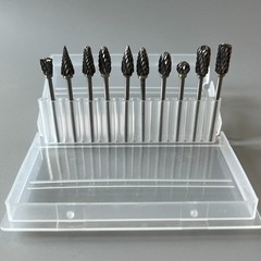 20Pcs Dental Burs Acrylic Polisher Drills Burrs Tungsten Carbide Steel 2.35*6mm