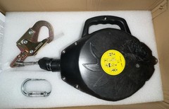 Self Retracting Lifeline 50FT Fall Protection Retractable Lanyard, Class 1 SRL