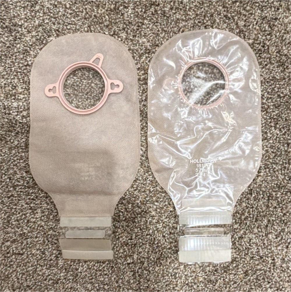 Hollister Two-Piece Drainable Ostomy Pouch 18133 57mm 2 1/4in, 3 pack