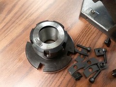 4″ PRECISION TILTING ROTARY TABLE w. ER32 collet chuck adapter #TTSK-100ER32