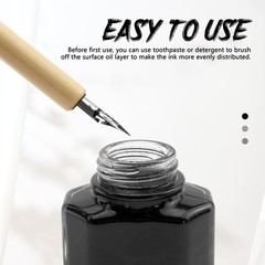 12 Pcs Comic Dip Pen Set with 2 Holders and 10 Nibs Calligraphy Drawing