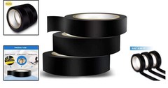 3PCS Black Electrical Tape: Flame Retardant & Waterproof, 0.62 in X 49 ft