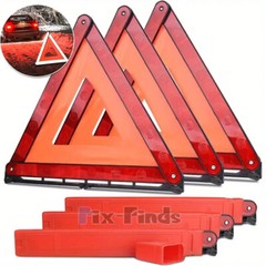 Emergency Warning Triangle DOT Approved Reflective Safety Roadside Kit for Car