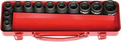 Koken 1/2 12.7mm Square Impact Socket Set 12-Piece Set 14242M