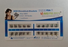 100X Dental Orthodontic Metal Brackets Mini Roth/MBT/Edgewise 022 Slot 345 hooks
