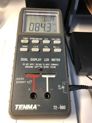 2 Cornell Dubilier(CDE) CD10 Mica Capacitor 82pF 500V 5% 3.6mm Lead Spacing