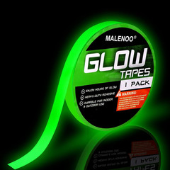0.5 Inch X 16FT Glow in the Dark Tape Lasting Bright for Green Neon Tape, Wat…