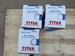 Qty -150 – TITAN PREMIUM MILK FILTER SOCKS 4-7/8″ X 33-1/2″ -PROFESSIONAL “NEW”