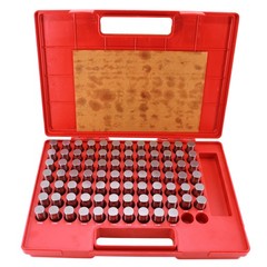 HFS(R) M5 Plus Steel Pin Gage Set with Storage Case 82 PCS 0.751-0.832″ Range