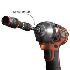 Klein Tools 32914HD 14-in-1 Impact Rated Flip Socket Set 1/4in Drive