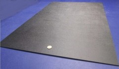Black ABS Sheet 1/8″ (.125″) X 24″ X 36″ Haircell Textured One Side, 1 Unit