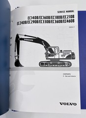 VOLVO EC330B EC360B Excavator Service Manuals 4 Volumes 1:4, 2:4, 3:4, 4:4