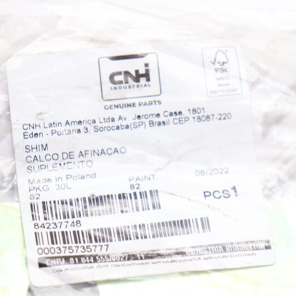 CNH Shim 110 MM L x 150 MM W x 5 MM H 84237748