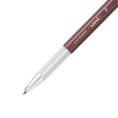 Uni Lead Holder Pencil, Holder, 2.0mm, F (MH500F) 1 Count (Pack of 1), Black