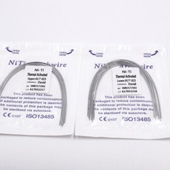 Dental Ortho Thermal Activated Niti Arch Wire Rectangular Ovoid/Square/Natural
