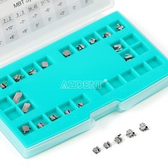 AZDENT Dental Ortho Self-ligating Brackets Braces Mini Roth/MBT .022 Hook 3 4 5