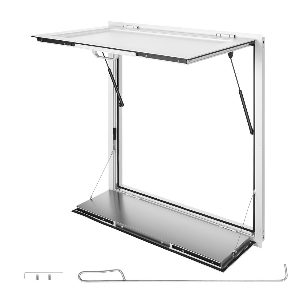 Uimoso 36×36 in Aluminum Alloy Concession Window with Foldable Shelf