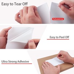 1000 4×6 Thermal Shipping Labels Fanfold, Direct Thermal Printer Labels Compa…